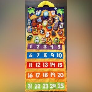 Adorable Plush Kids Nativity Calendar💜💙❤️🧡💚